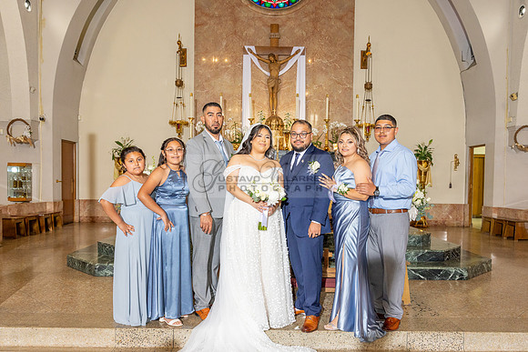 Thalial and Francisco wedding reception at La Mirada Golf course in