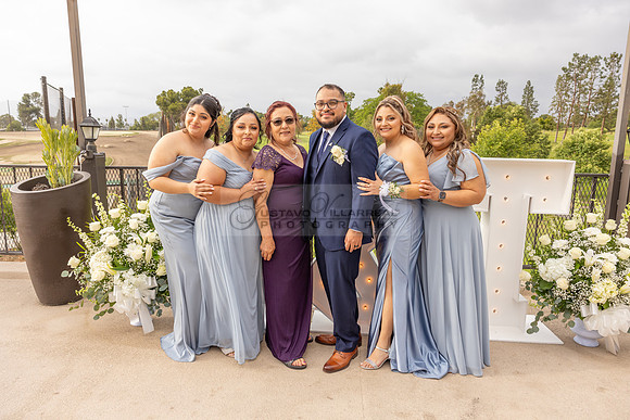 Thalial and Francisco wedding reception at La Mirada Golf course in