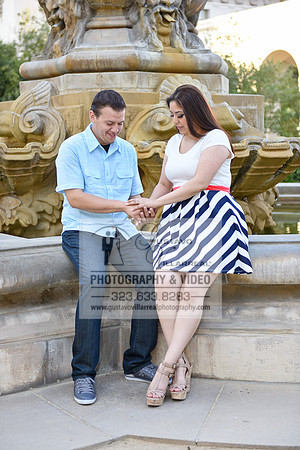 Saul and Cinthia Engagement photos in Pasadena, Wedding photo and video in Pasadena City hall, www.gustavovillarrealphotography.com, 323-633-8283