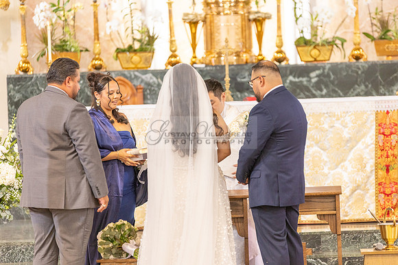 Thalial and Francisco wedding reception at La Mirada Golf course in