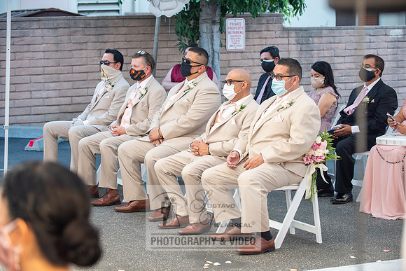 Anthony and Alma wedding celebration at st. Joseph's catholic Ch