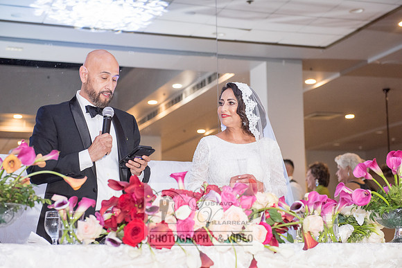 Reina and Adalberto wedding ceremony and reception, photographer