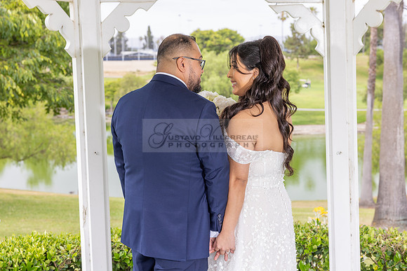 Thalial and Francisco wedding reception at La Mirada Golf course in