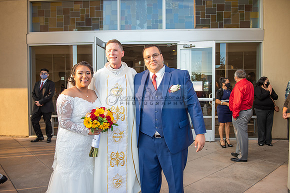 LINK #1 - Xochitl and Luis wedding ceremony at St. Peter Chanel Catholic C