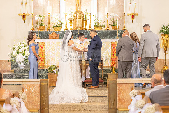 Thalial and Francisco wedding reception at La Mirada Golf course in
