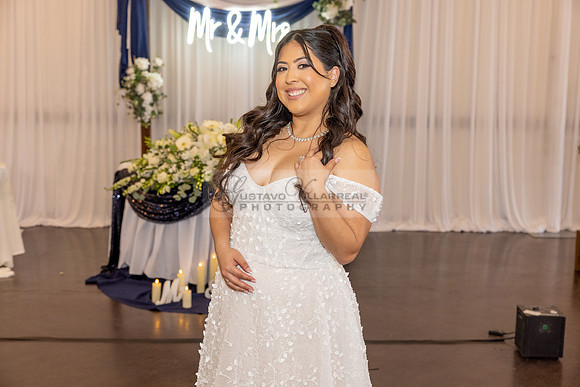 Thalial and Francisco wedding reception at La Mirada Golf course in