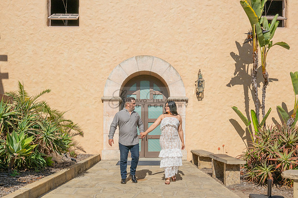 Jessica and Cory engagement photo session at Our Lady of Mount C