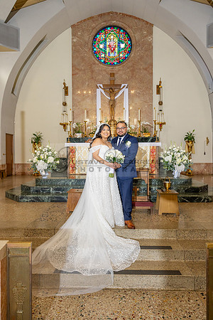 Thalial and Francisco wedding reception at La Mirada Golf course in