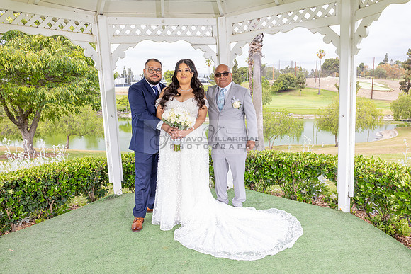 Thalial and Francisco wedding reception at La Mirada Golf course in