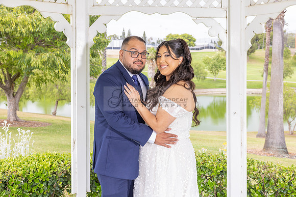 Thalial and Francisco wedding reception at La Mirada Golf course in