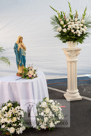 Anthony and Alma wedding celebration at st. Joseph's catholic Ch