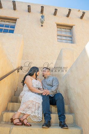 Jessica and Cory engagement photo session at Our Lady of Mount C