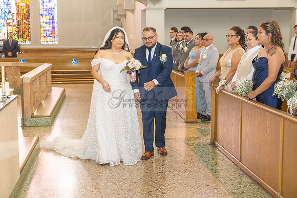 Thalial and Francisco wedding reception at La Mirada Golf course in