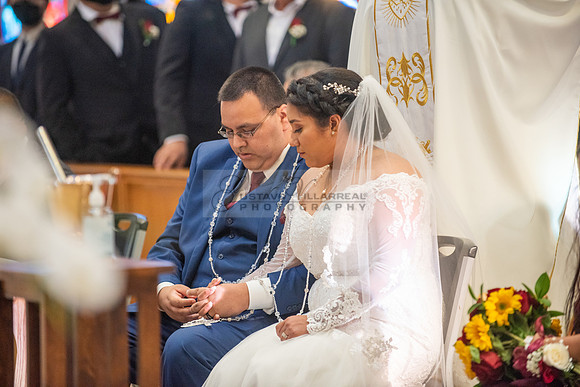 LINK #1 - Xochitl and Luis wedding ceremony at St. Peter Chanel Catholic C