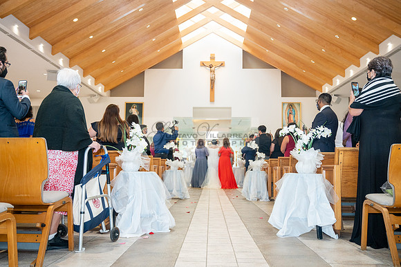 LINK #2 - Xochitl and Luis wedding ceremony at St. Peter Chanel Catholic C