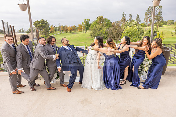 Thalial and Francisco wedding reception at La Mirada Golf course in