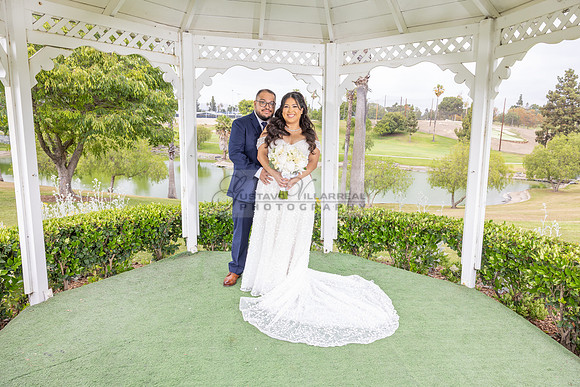 Thalial and Francisco wedding reception at La Mirada Golf course in