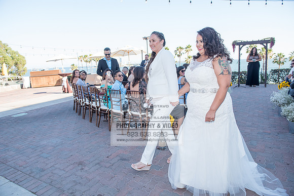 JENNIFER AND CYNTHIA glbt wedding photography and video at Long Beach Museum of Art in Long Beach Ca, www.gustavovillarreal.com, 323-633-8283