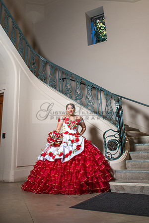 Estephanie Cristal Quinceanera photo shoot ideas, video in Pasadena City Hall in Pasadena Ca. Home reception, 323-633-8283