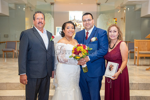 LINK #1 - Xochitl and Luis wedding ceremony at St. Peter Chanel Catholic C