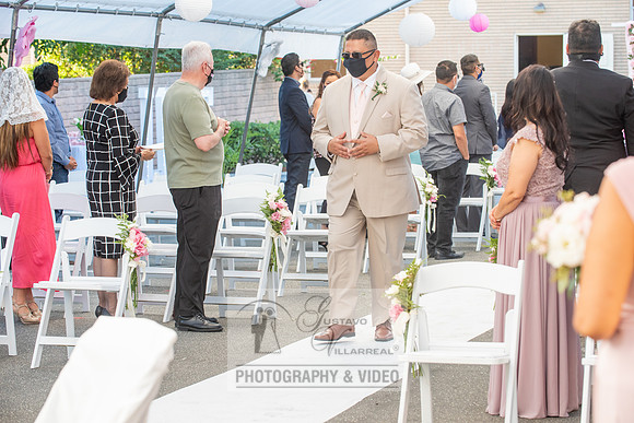 Anthony and Alma wedding celebration at st. Joseph's catholic Ch