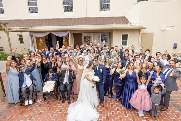 Thalial and Francisco wedding reception at La Mirada Golf course in
