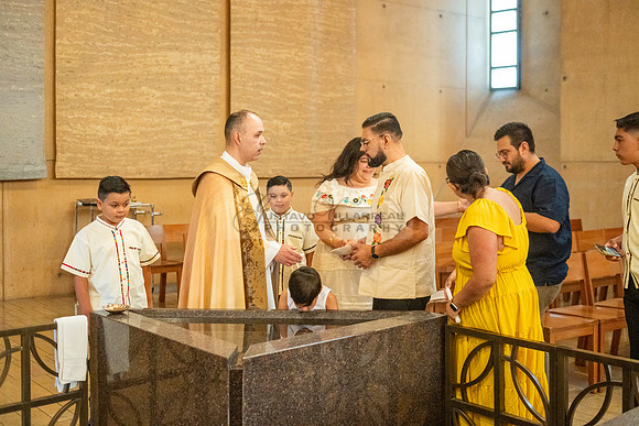 Baptism photographer, videographer at Cathedral of our Lady of Angeles in Los Angeles Ca. Gustavo Villarreal Photography, 323-633-8283, www.gvphotoandvideo.com