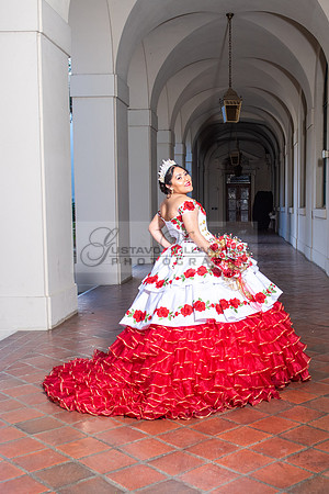 Estephanie Cristal Quinceanera photo shoot ideas, video in Pasadena City Hall in Pasadena Ca. Home reception, 323-633-8283