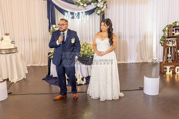 Thalial and Francisco wedding reception at La Mirada Golf course in