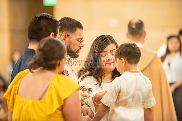 Baptism photographer, videographer at Cathedral of our Lady of Angeles in Los Angeles Ca. Gustavo Villarreal Photography, 323-633-8283, www.gvphotoandvideo.com