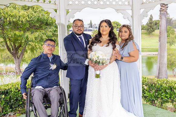 Thalial and Francisco wedding reception at La Mirada Golf course in