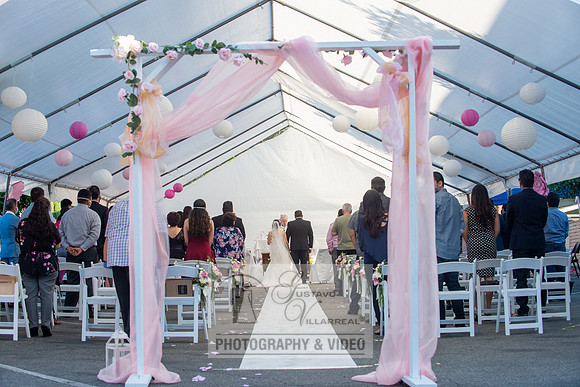 Anthony and Alma wedding celebration at st. Joseph's catholic Ch