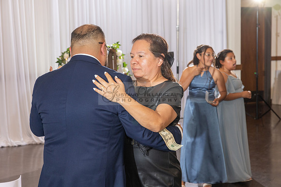 Thalial and Francisco wedding reception at La Mirada Golf course in