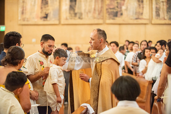 Baptism photographer, videographer at Cathedral of our Lady of Angeles in Los Angeles Ca. Gustavo Villarreal Photography, 323-633-8283, www.gvphotoandvideo.com