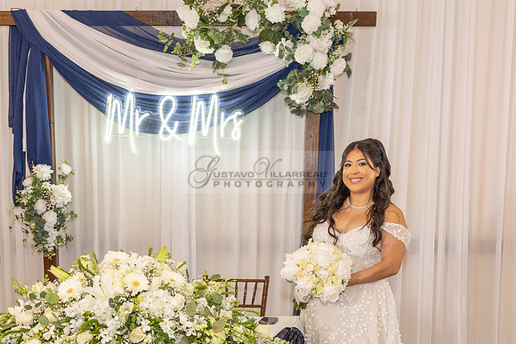 Thalial and Francisco wedding reception at La Mirada Golf course in