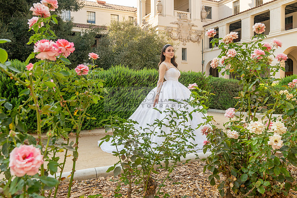 Camila Campa quinceanera, sweet 16 photo session in Pasadena Ca,