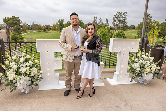 Thalial and Francisco wedding reception at La Mirada Golf course in