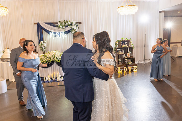 Thalial and Francisco wedding reception at La Mirada Golf course in