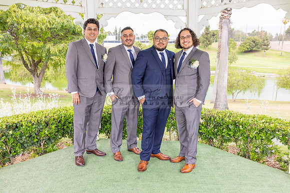 Thalial and Francisco wedding reception at La Mirada Golf course in