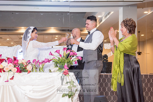 Reina and Adalberto wedding ceremony and reception, photographer