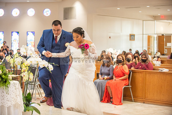 LINK #1 - Xochitl and Luis wedding ceremony at St. Peter Chanel Catholic C