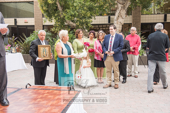 Reina and Adalberto wedding ceremony and reception, photographer