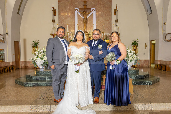 Thalial and Francisco wedding reception at La Mirada Golf course in