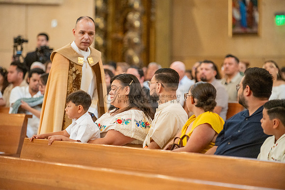 Baptism photographer, videographer at Cathedral of our Lady of Angeles in Los Angeles Ca. Gustavo Villarreal Photography, 323-633-8283, www.gvphotoandvideo.com