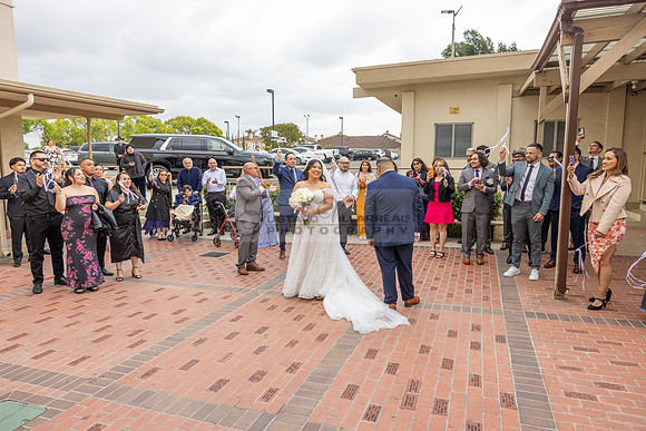 Thalial and Francisco wedding reception at La Mirada Golf course in