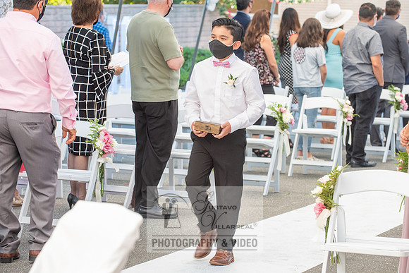 Anthony and Alma wedding celebration at st. Joseph's catholic Ch