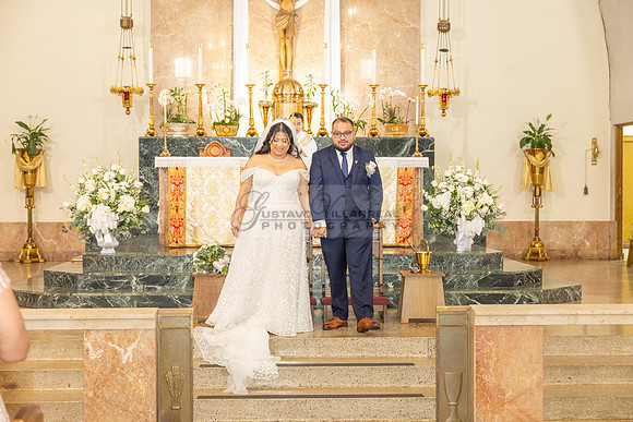 Thalial and Francisco wedding reception at La Mirada Golf course in
