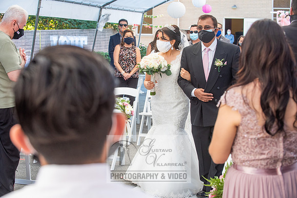 Anthony and Alma wedding celebration at st. Joseph's catholic Ch