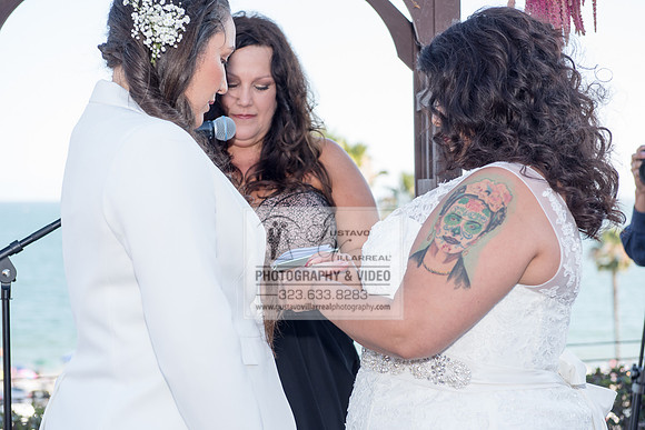 JENNIFER AND CYNTHIA glbt wedding photography and video at Long Beach Museum of Art in Long Beach Ca, www.gustavovillarreal.com, 323-633-8283