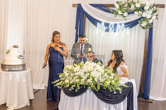 Thalial and Francisco wedding reception at La Mirada Golf course in
